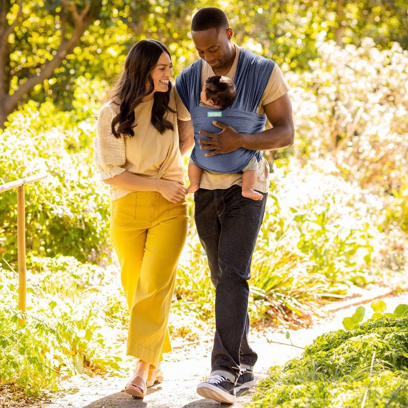 slide 8 of 15, Moby Classic Wrap Baby Carrier - Mist, 1 ct