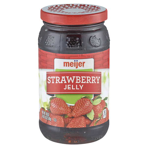 slide 1 of 3, Meijer Strawberry Jelly, 18 oz