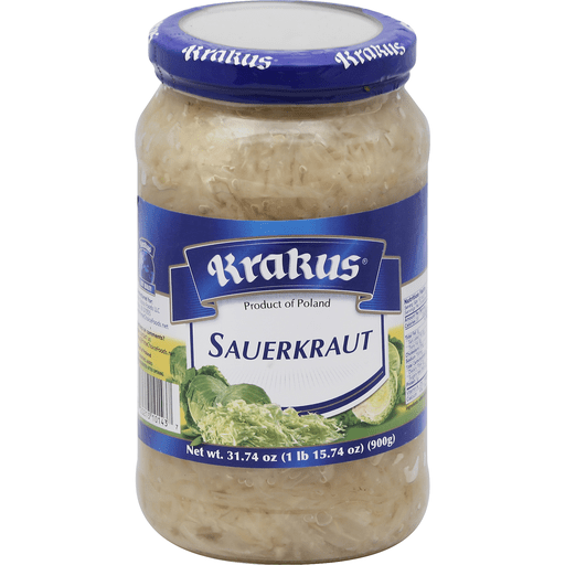 slide 1 of 2, Krakus Sauerkraut 31.74 oz, 31.74 oz