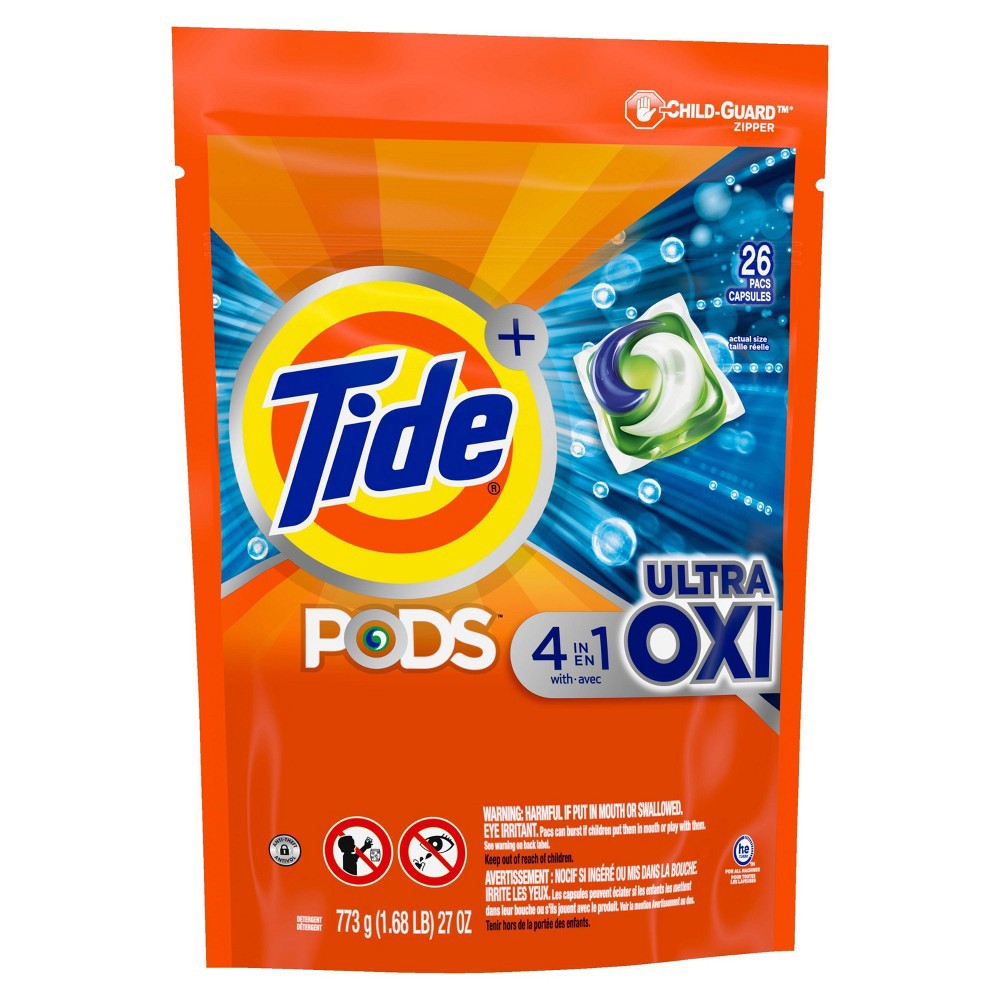 slide 6 of 7, Tide Pods Ultra Oxi Laundry Detergent Pacs - 27oz/26ct, 27 oz