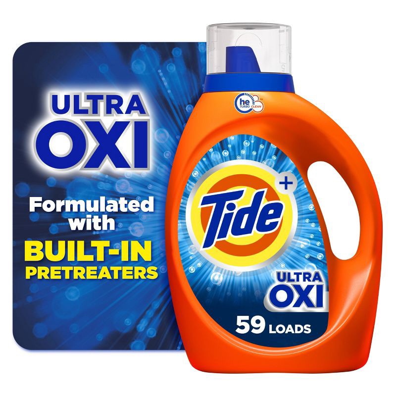 slide 5 of 12, Tide Plus Ultra Oxi HE Compatible Liquid Laundry Detergent Soap - 84 fl oz, 84 fl oz