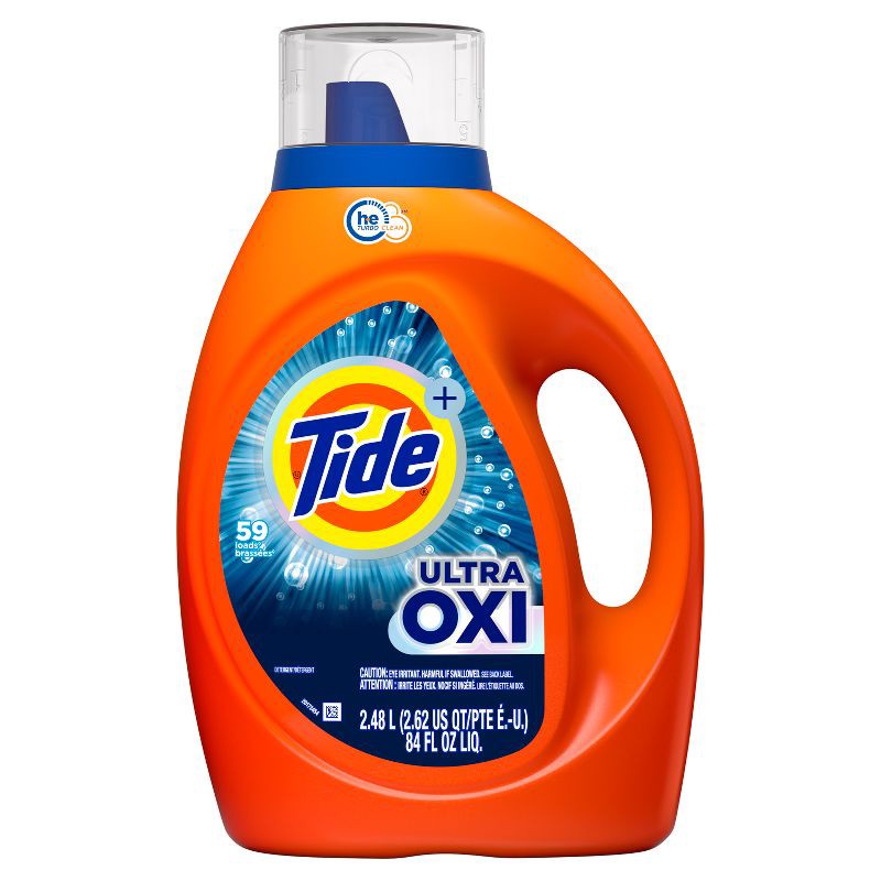 slide 3 of 12, Tide Plus Ultra Oxi HE Compatible Liquid Laundry Detergent Soap - 84 fl oz, 84 fl oz