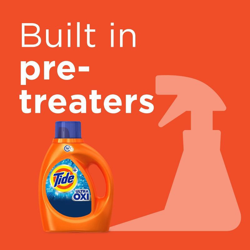 slide 10 of 12, Tide Plus Ultra Oxi HE Compatible Liquid Laundry Detergent Soap - 84 fl oz, 84 fl oz