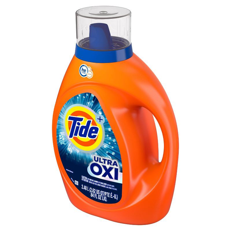 slide 11 of 12, Tide Plus Ultra Oxi HE Compatible Liquid Laundry Detergent Soap - 84 fl oz, 84 fl oz