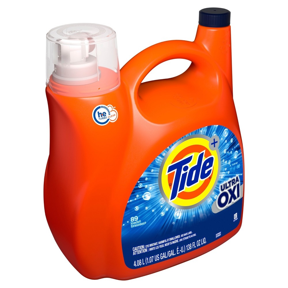 slide 2 of 9, Tide Plus Ultra Oxi Liquid Laundry Detergent - 138 fl oz, 138 fl oz