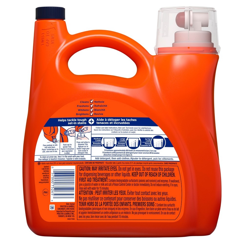 slide 3 of 9, Tide Plus Ultra Oxi Liquid Laundry Detergent - 138 fl oz, 138 fl oz