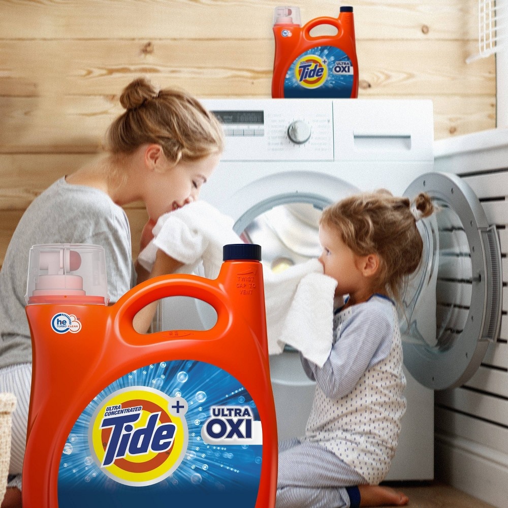 slide 9 of 9, Tide Plus Ultra Oxi Liquid Laundry Detergent - 138 fl oz, 138 fl oz