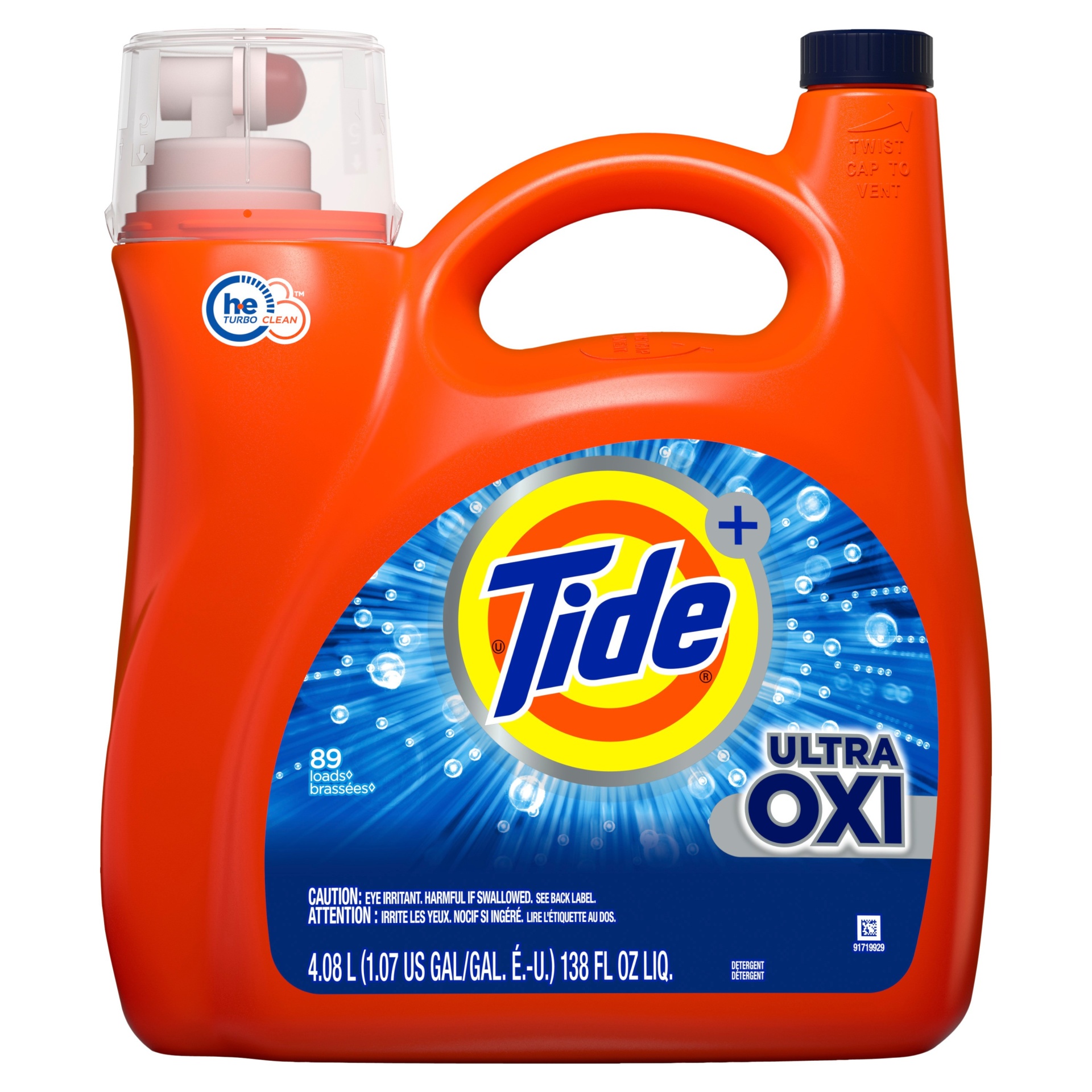 slide 1 of 9, Tide Plus Ultra Oxi Liquid Laundry Detergent - 138 fl oz, 138 fl oz