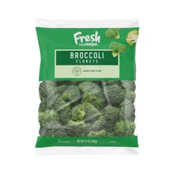 Fresh From Meijer Broccoli Florets, 12 Oz
