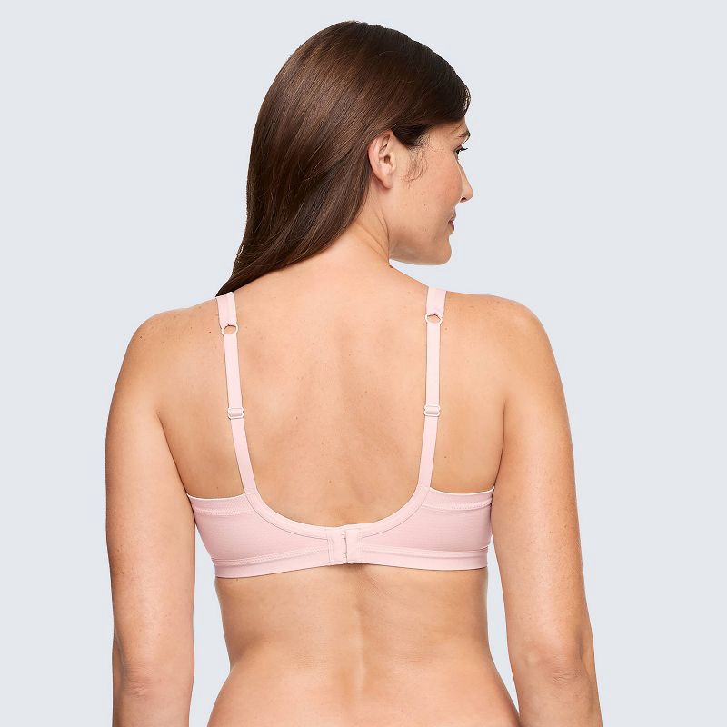 slide 3 of 6, Simply Perfect by Warner's Women's Underarm Smoothing Seamless Wireless Bra - Rosewater S: Medium Support, Adjustable Straps, 1 ct