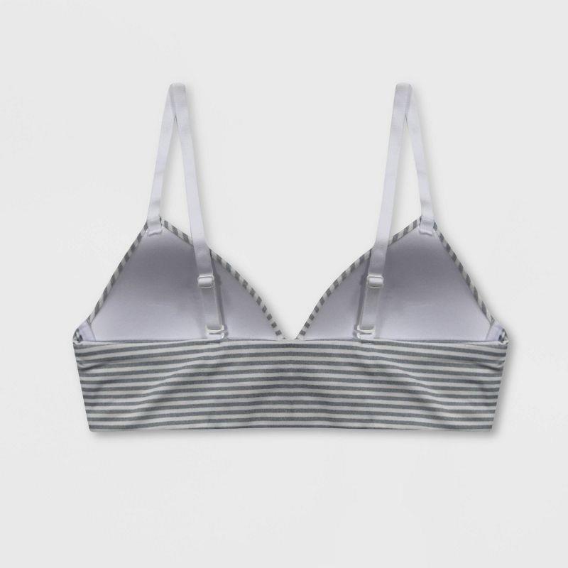 Maidenform Girls' Molded Triangle Pullover Padded Comfort Bra - Gray 34a :  Target