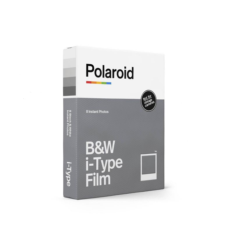 slide 3 of 3, Polaroid B&W Film for i-Type- White Frame, 1 ct
