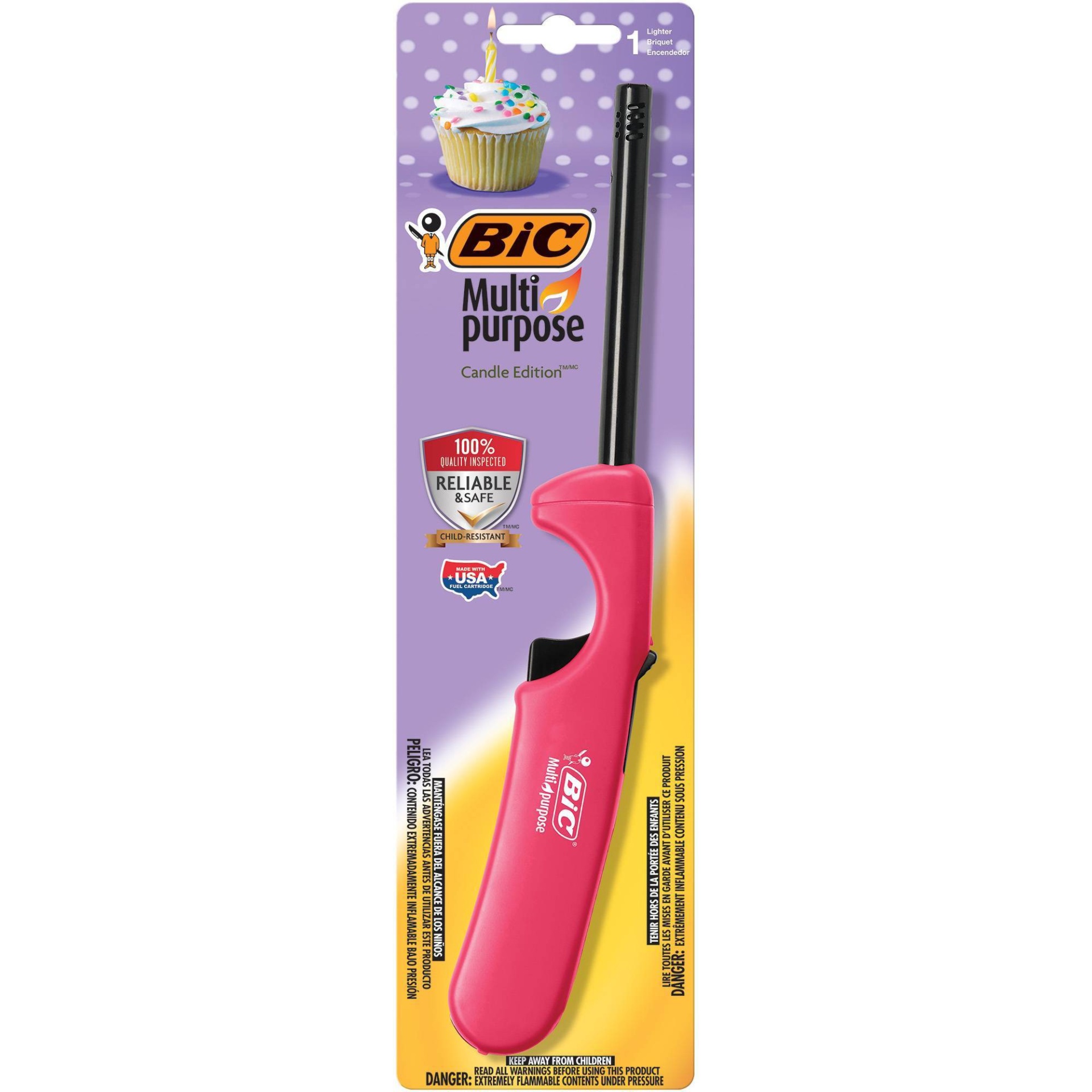 slide 1 of 7, BIC Multi-Purpose Party Lighter, 1 ct