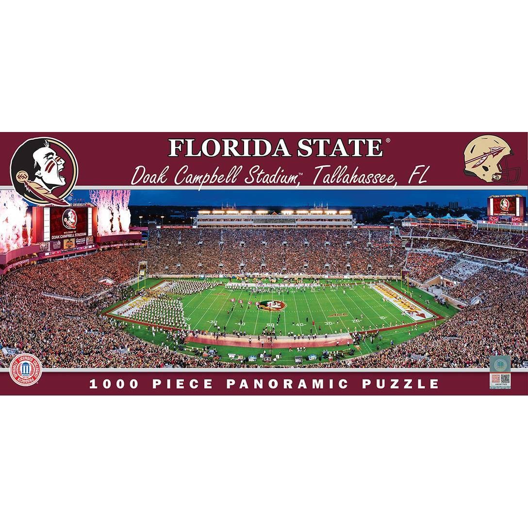 slide 1 of 2, NCAA Florida State Seminoles 1000pc Panoramic Puzzle, 1000 ct