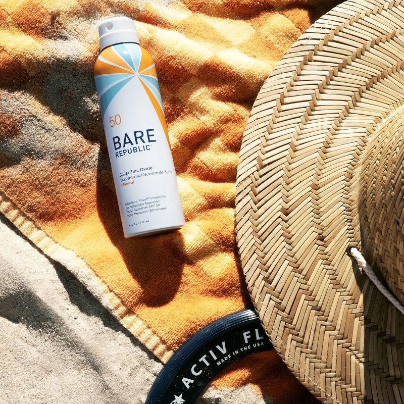 slide 4 of 7, Bare Republic Mineral Sunscreen Vanilla Coco Spray SPF 50 - 6.0 fl oz, 0 x 6 fl oz