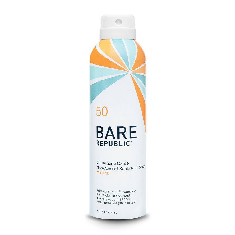 slide 1 of 7, Bare Republic Mineral Sunscreen Vanilla Coco Spray SPF 50 - 6.0 fl oz, 0 x 6 fl oz