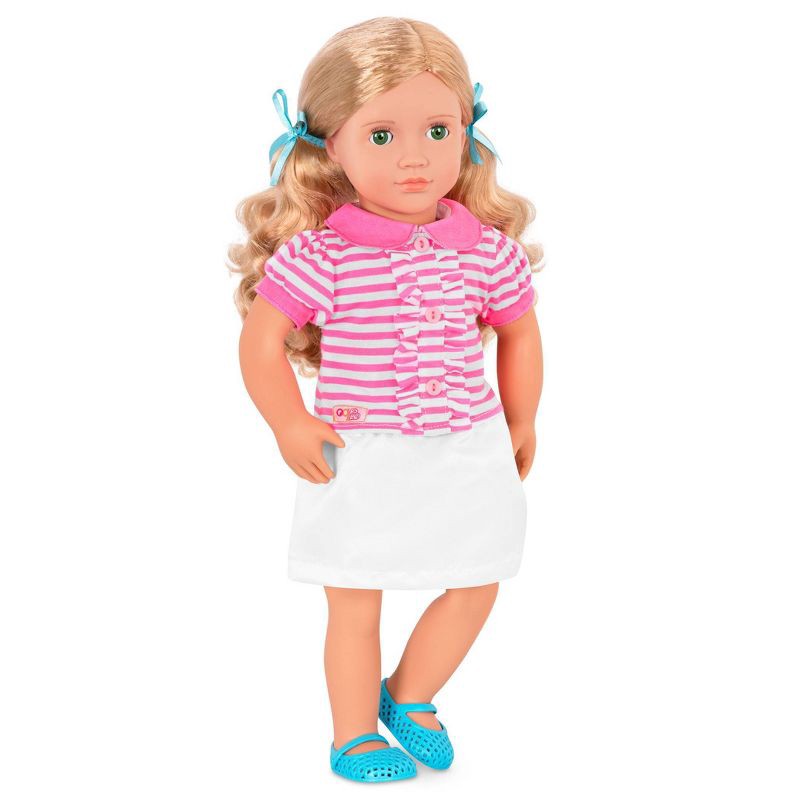 slide 4 of 7, Our Generation Jenny with Storybook & Accessories 18" Posable Baking Doll, 1 ct