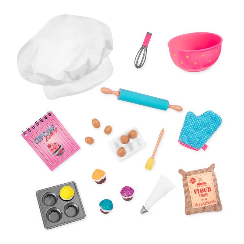 slide 5 of 7, Our Generation Jenny with Storybook & Accessories 18" Posable Baking Doll, 1 ct