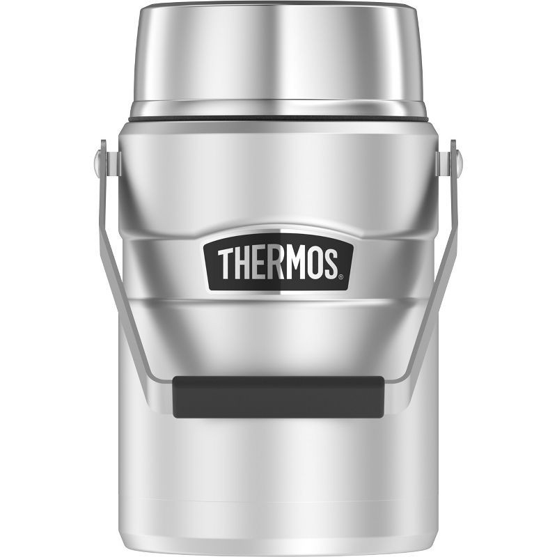 slide 1 of 3, Thermos 47oz Stainless King Vacuum Insulated Food Jar - Stainless Steel, 47 oz