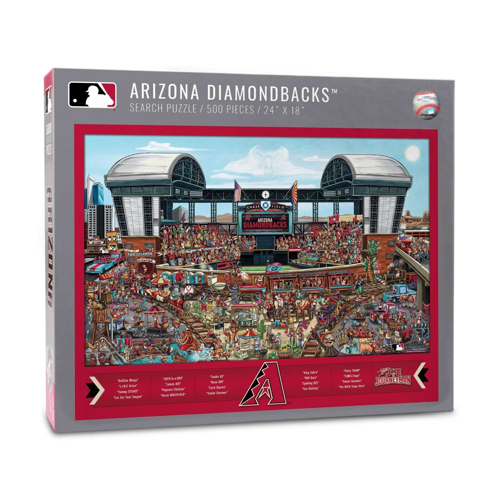 slide 1 of 4, MLB Arizona Diamondbacks Find Joe Journeyman Puzzle, 500 ct