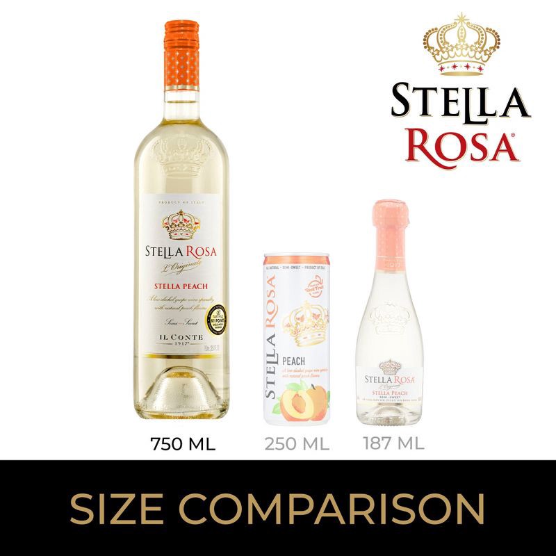 slide 10 of 11, Stella Rosa Peach Wine - 750ml Bottle, 750 ml