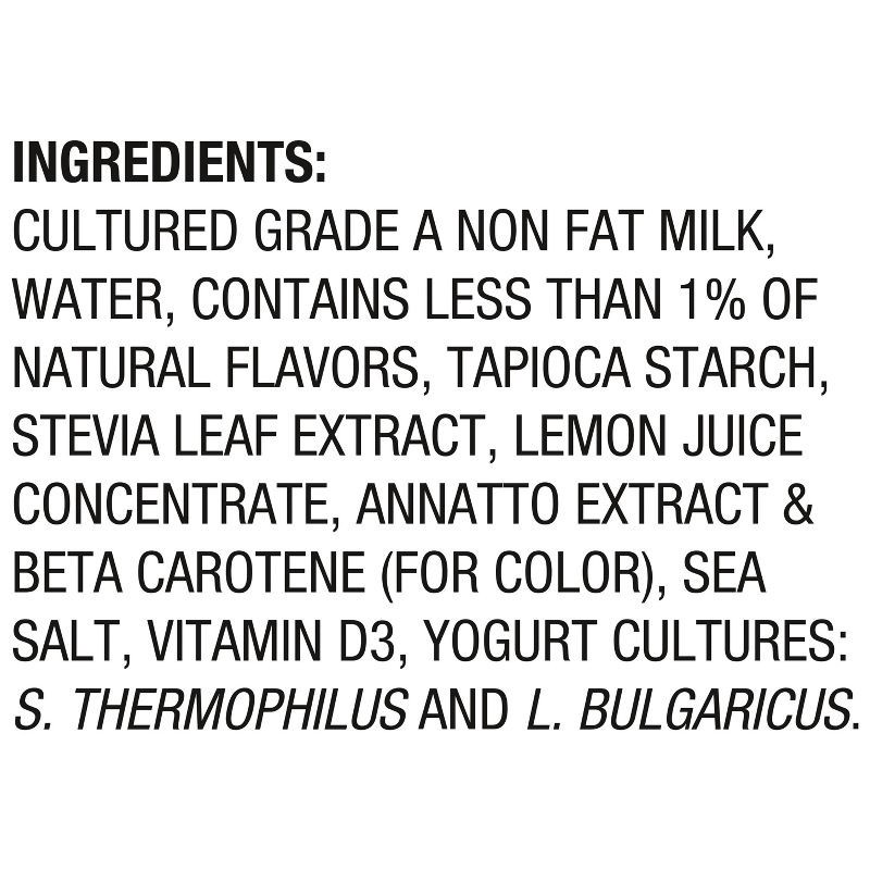 slide 10 of 13, Oikos Triple Zero Peach Greek Yogurt - 15g Protein 4ct/5.3oz Cups, 15 gram, 4 ct, 5.3 oz