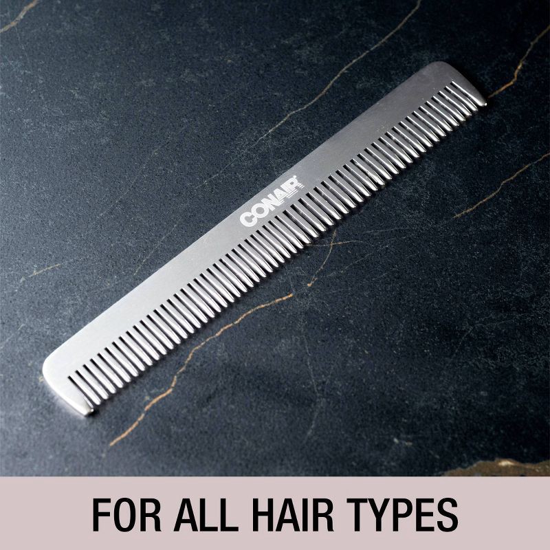 slide 5 of 5, CONAIRMAN Handmade Metal Dress Comb, 1 ct