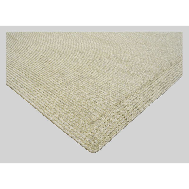 slide 2 of 4, 5'x7' Natural Woven Rectangular Braided Outdoor Area Rug Heathered Cream - Threshold™, 1 ct