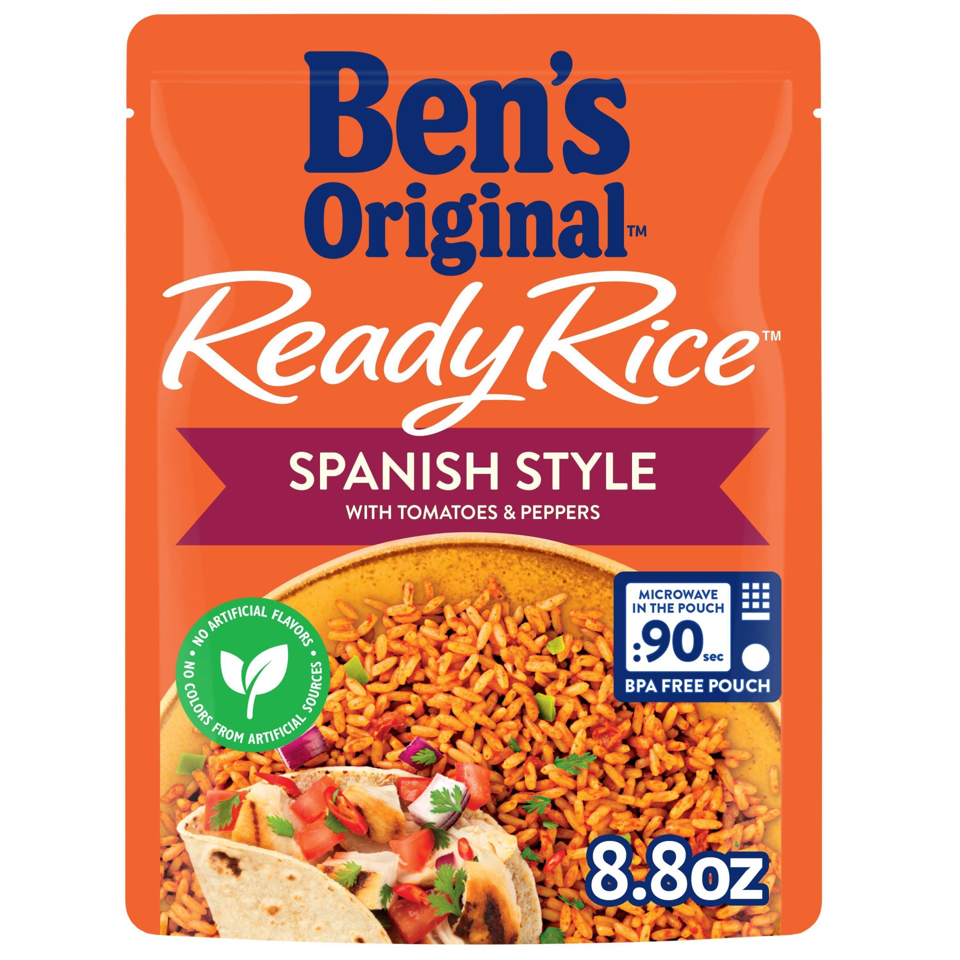 slide 1 of 2, Ben's Original Spanish Style Ready Rice, 8.8 oz