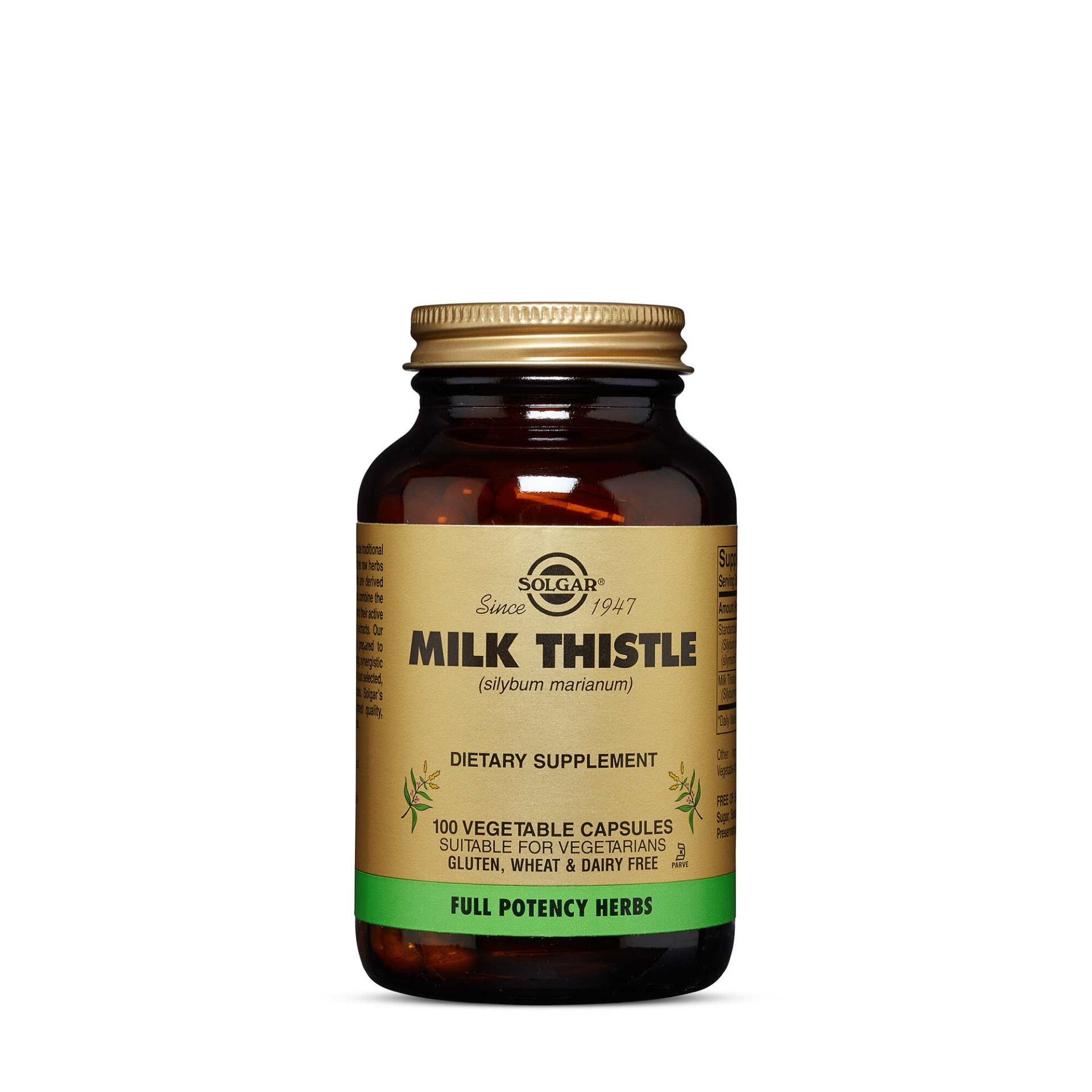 slide 1 of 1, Solgar Milk Thistle, 100 ct