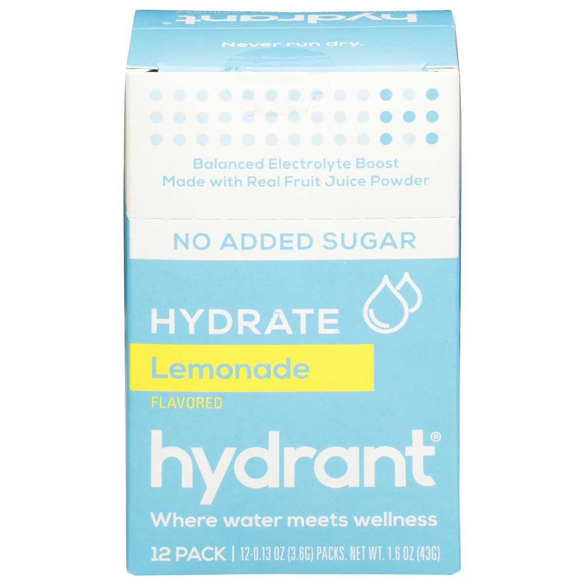 slide 3 of 14, Hydrant Hydrate Lemonade Flavored Electrolyte Drink Mix - 12 ct, 12 ct