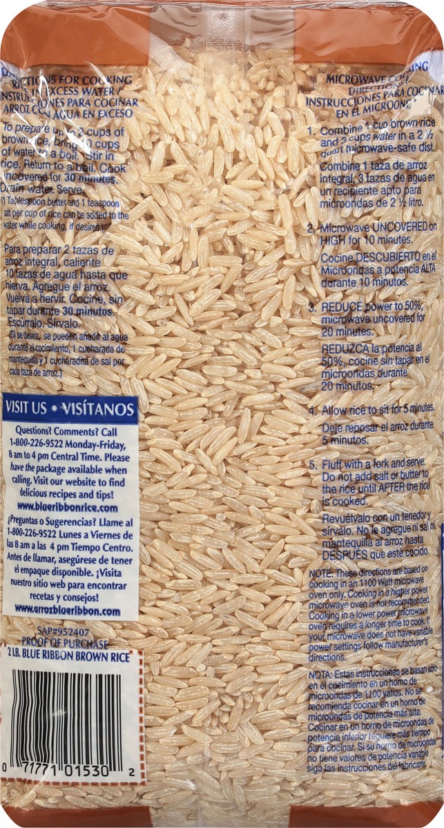 slide 8 of 9, Blue Ribbon Whole Grain Brown Rice 32 oz, 32 oz