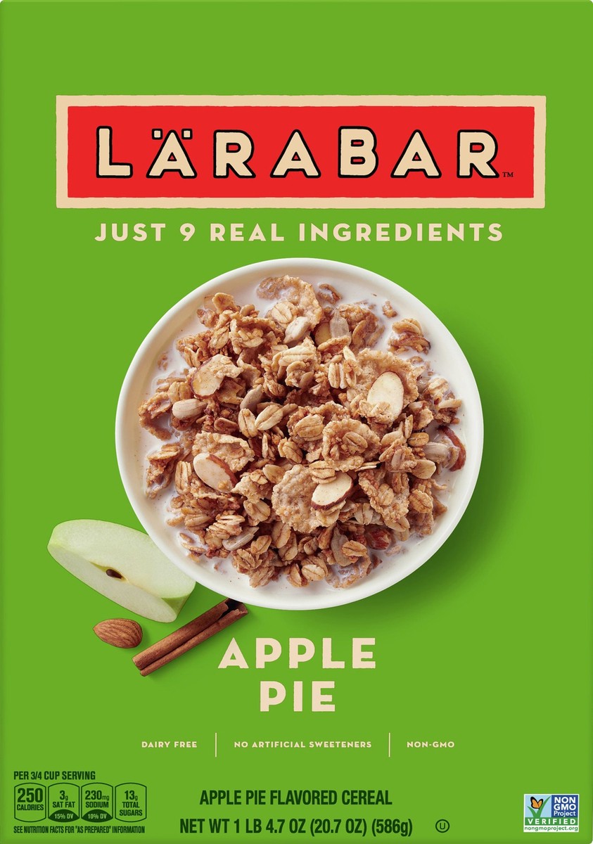 slide 6 of 9, LÄRABAR Apple Pie Flavored Cereal 20.7 oz, 20.7 oz