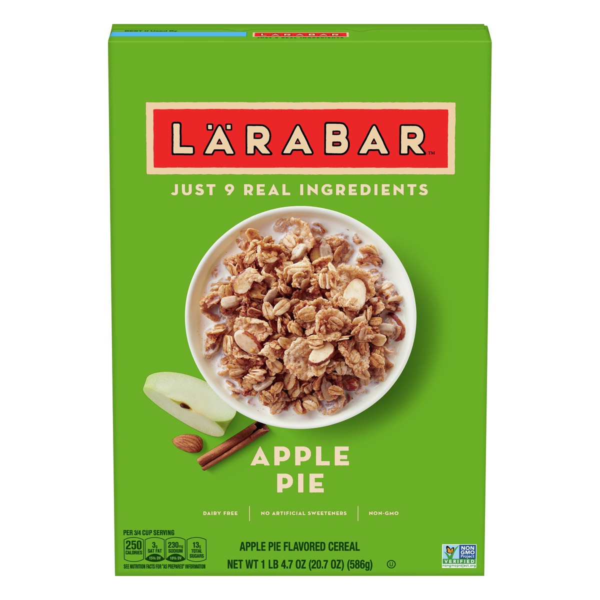 slide 1 of 9, LÄRABAR Apple Pie Flavored Cereal 20.7 oz, 20.7 oz