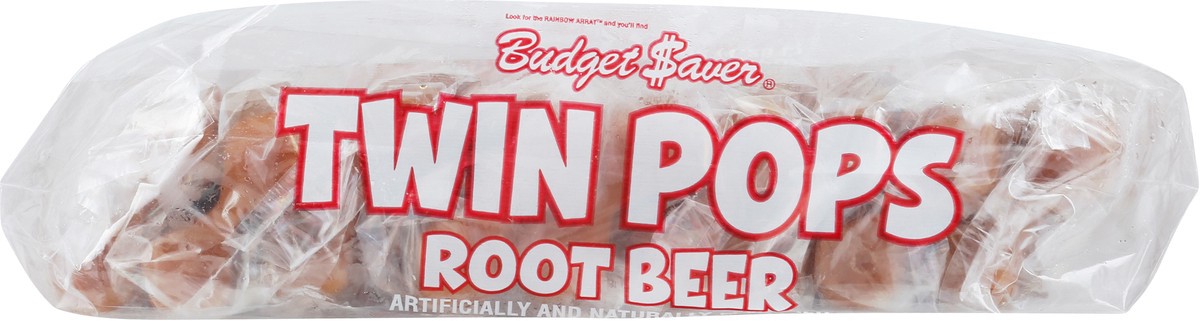 slide 8 of 13, Budget Saver Root Beer Twin Pops 18 - 2.35 fl oz Pops, 18 oz
