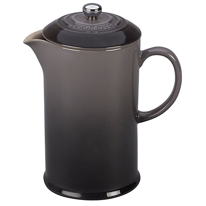 slide 1 of 1, Le Creuset French Press - Oyster, 27 oz