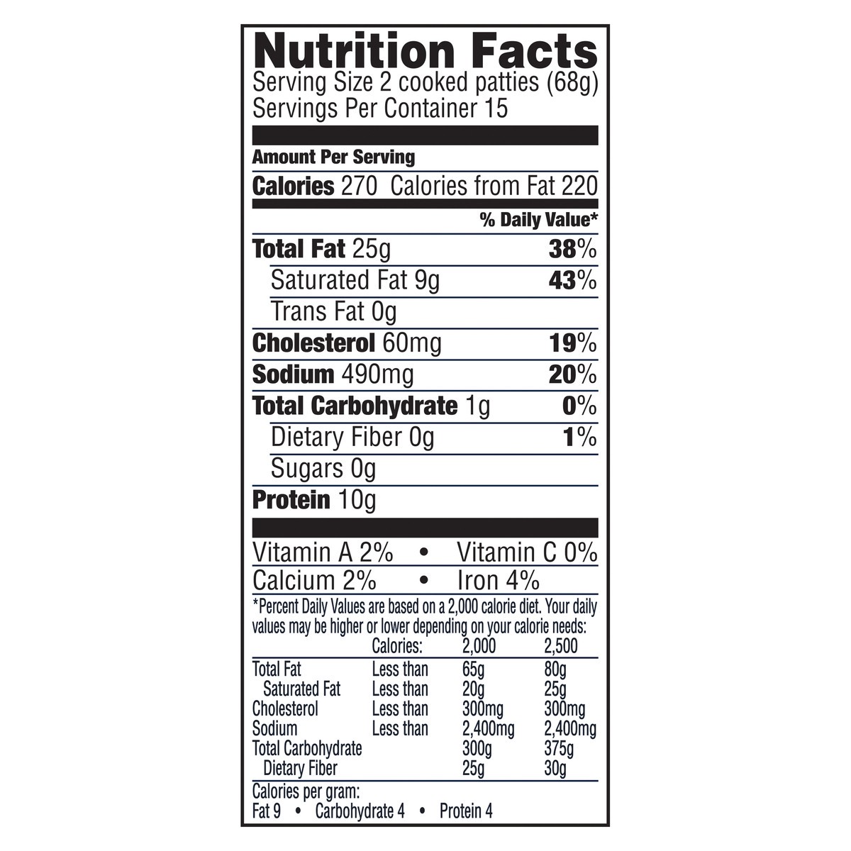 slide 2 of 10, RUDYS FARM Rudy's Farm Uncooked Country Hot Sausage Patties, 30 Count (Frozen), 1.36 kg