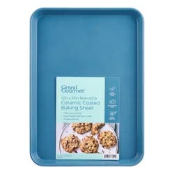 Grand Gourmet Non-Stick Ceramic Coated 11in x 17in Baking Sheet (Light Blue)