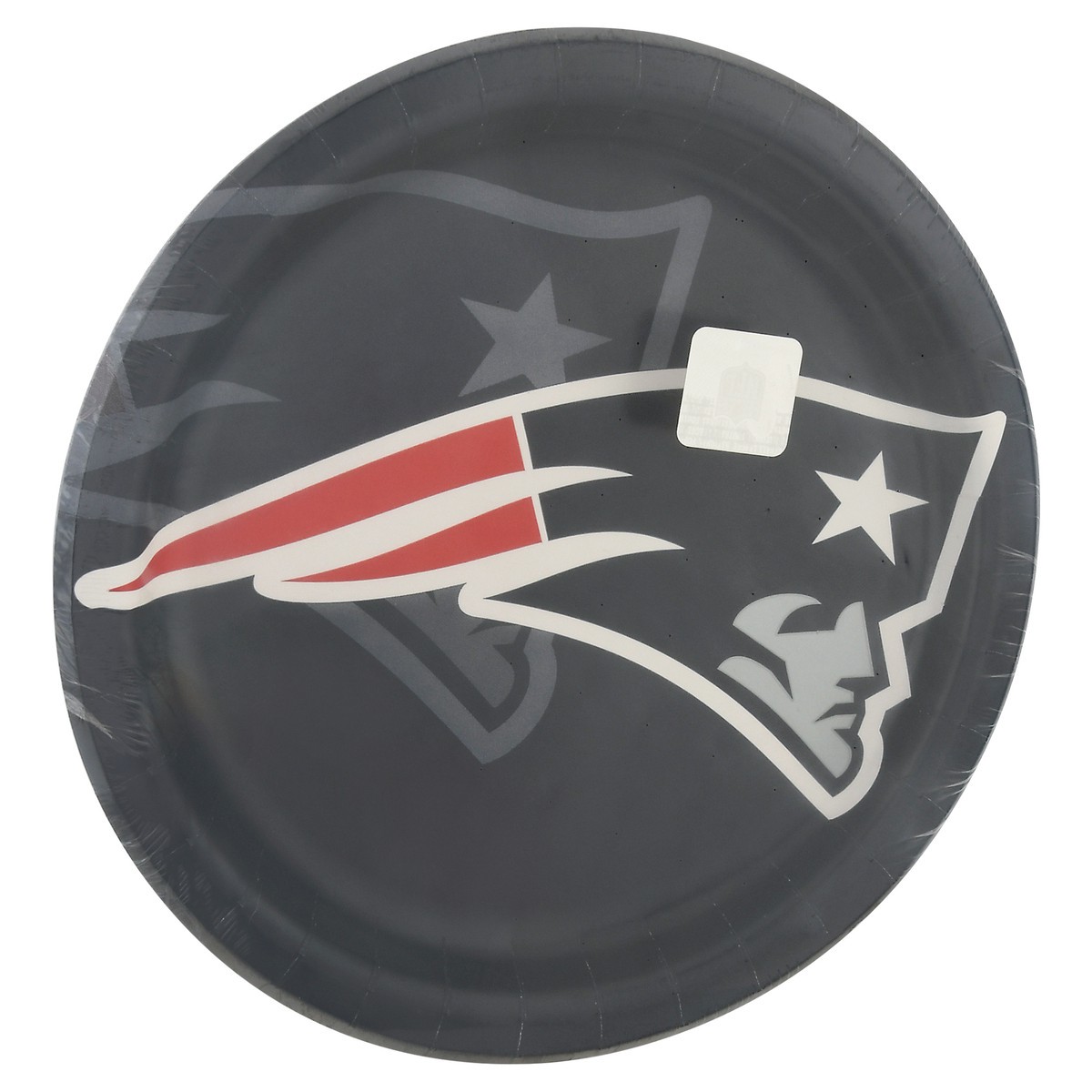 slide 6 of 9, NFL Sturdy Style New England Patriots Plates 8-3/4 Inch 8 ea, 8 ct