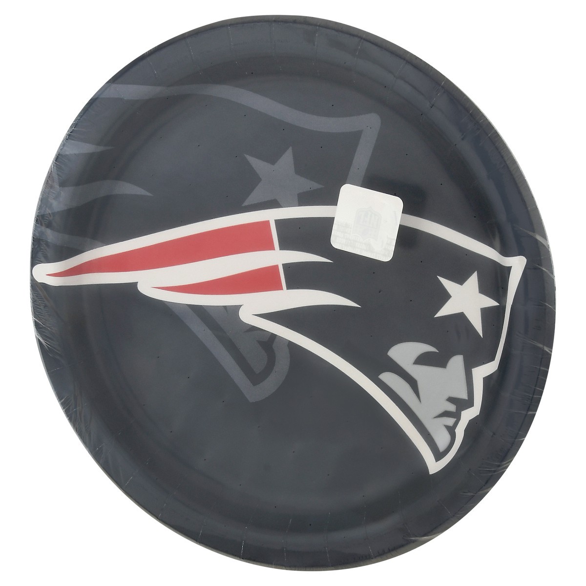 slide 2 of 9, NFL Sturdy Style New England Patriots Plates 8-3/4 Inch 8 ea, 8 ct