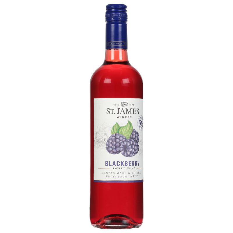 slide 3 of 6, St. James Winery St. James Refresh Blackberry Wine - 750ml Bottle, 750 ml
