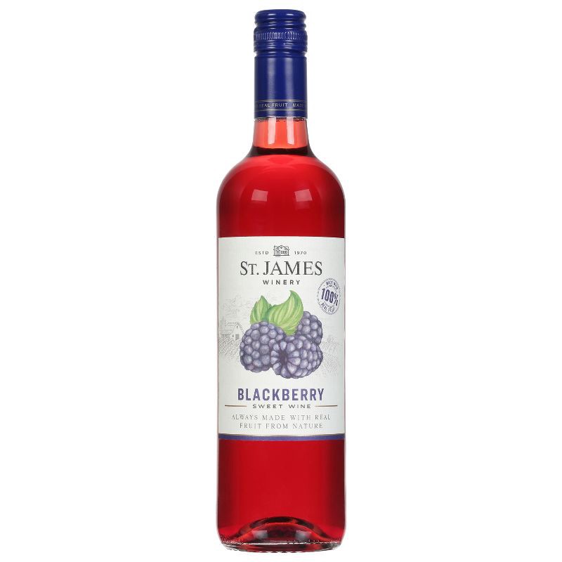 slide 1 of 6, St. James Winery St. James Refresh Blackberry Wine - 750ml Bottle, 750 ml