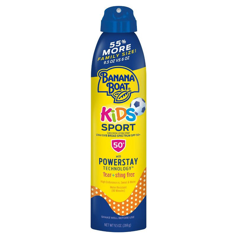 slide 1 of 7, Banana Boat Kids' Sport Sunscreen Spray - SPF 50+ - 9.5oz, 9.5 oz