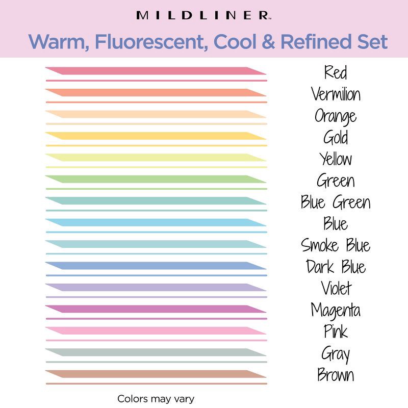 slide 4 of 9, Zebra 15ct Mildliner Dual-tip Creative Colorful Marker Gifting: Mildliner Highlighters, Fine & Bold Tips, Multicolored Ink, Teacher Supplies, 15 ct