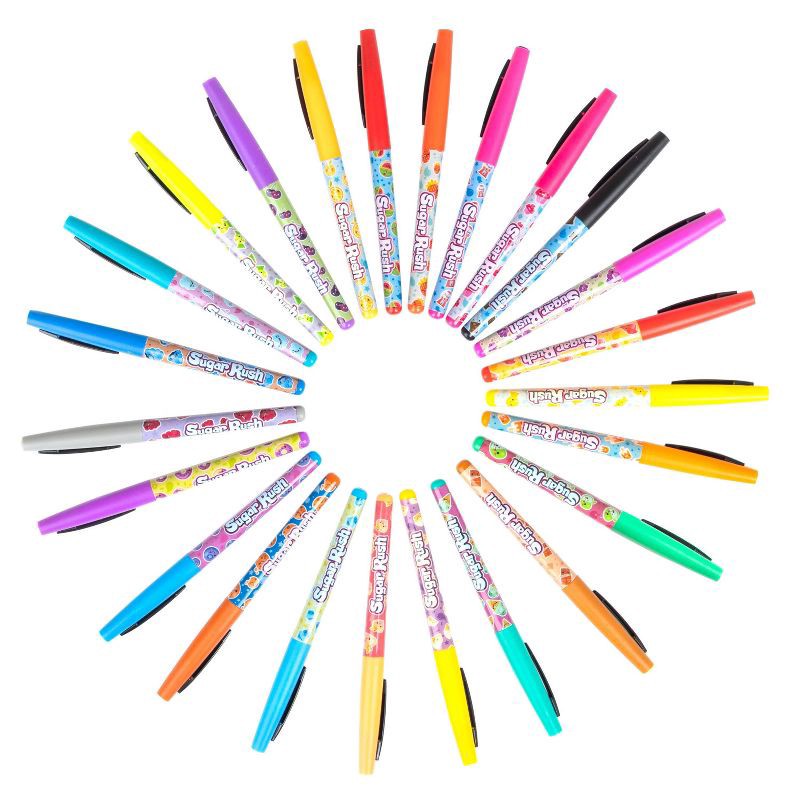 slide 4 of 6, Sugar Rush 24pk Colorful Felt Tip Pens, Teacher Supplies, 24 ct