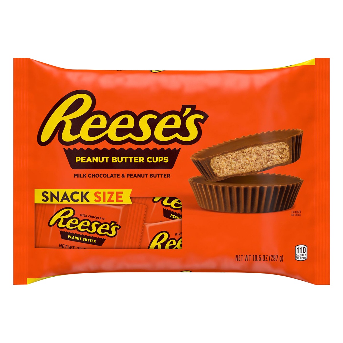 slide 6 of 6, Reese's Peanut Butter Cups Snack Size, 10.5 oz
