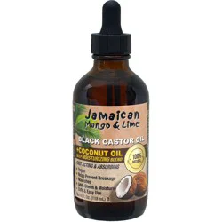 Jamaican Black Castor Oil Mango and Lime Black Castor Oil Coconut - 4 fl oz: Deep Hydration, Strengthening, Sulfate-Free, All Hair Types
