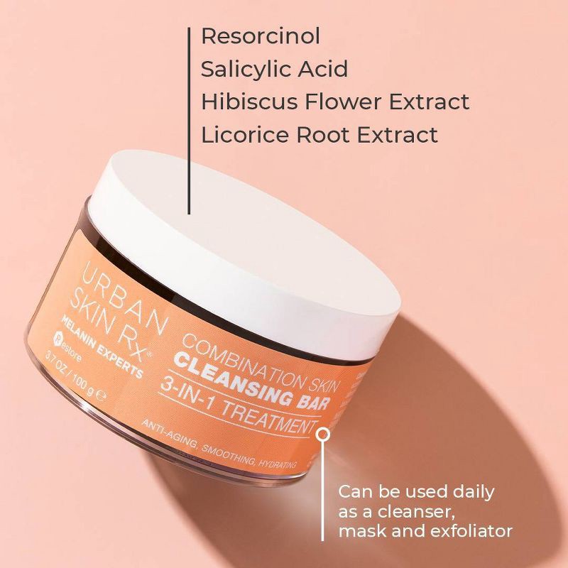 slide 4 of 5, Urban Skin Rx 3-in-1 Combination Skin Cleansing Bar - 2oz, 2 oz