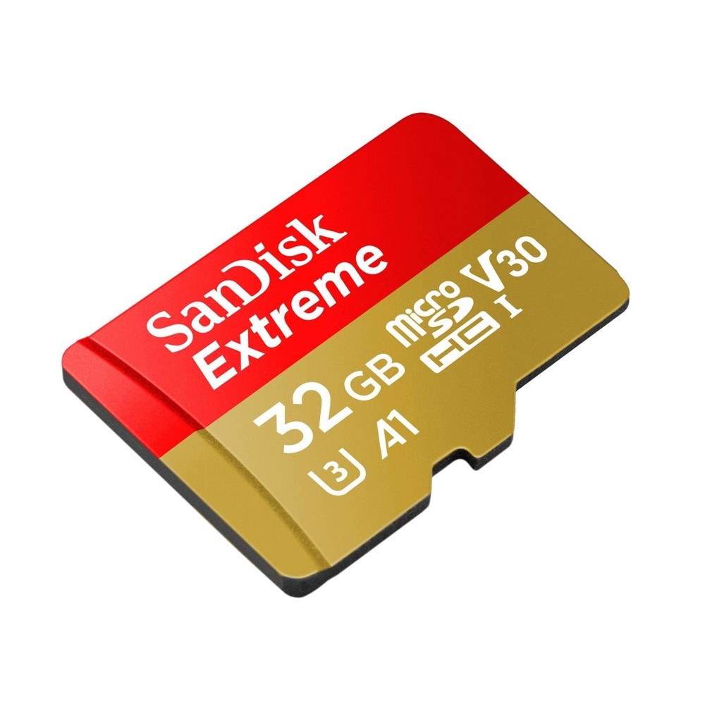 slide 2 of 5, SanDisk Extreme PLUS 32GB microSD Action Camera Card, 1 ct