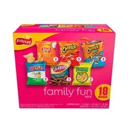 Frito-Lay Variety Pack Family Fun Mix - 18ct